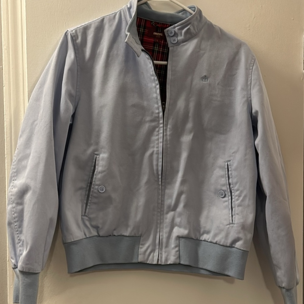 Merc Women’s Powder Blue Harrington Jacket